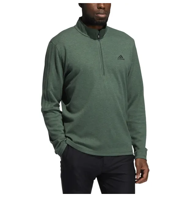 Adidas 3 Stripes Quarter-zip trøje Adidas 3 Stripes Quarter-zip Trøje -Titleist Butik Adidas252032520Stripes2520Quarter zip2520tr25C325B8jep2GREEN2520OXIDE2520MEL607