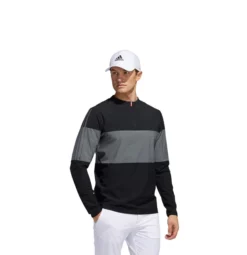 Adidas Light Weight Layering Sweatshirt -Titleist Butik Adidas2520Light2520Weight2520Layering2520Sweatshirtp3BLACK2520GREY2520THREE480