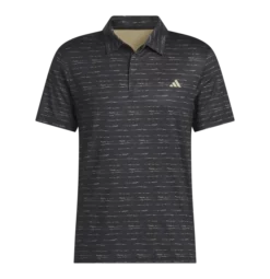Adidas Stripe Zipper Polo Shirt