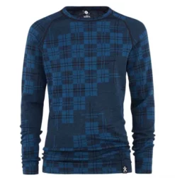 Bula Check Merino Wool Crew