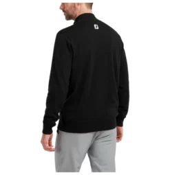 Footjoy Wool Blend Half-Zip Pullover -Titleist Butik Footjoy2520Wool2520Blend2520Half Zip2520Pulloverp3SORT BLACK2520233
