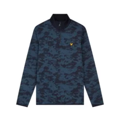 Lyle & Scott Seafoam 1/4 Zip Midlayer