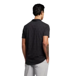 Lyle & Scott Golf Jacquard Polo Shirt -Titleist Butik LyleJet20black20marl815