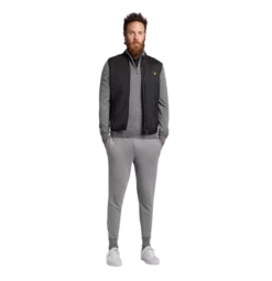 Lyle & Scott Golf Core 1/4 Zip Merino Jumper -Titleist Butik LyleMid20grey20marl31