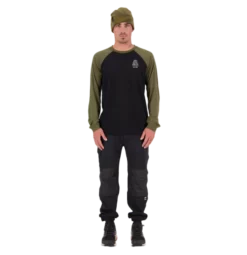 Mons Royale Icon Raglan -Titleist Butik Mons20Royale20Icon20RaglanDARK20OLIVE BLACK838