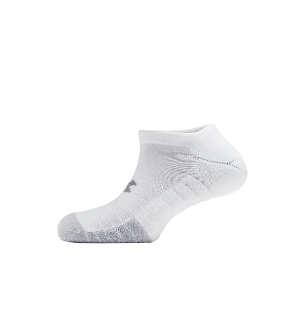 Under Armour HeatGear® No Show Socks 3-Pack Under Armour HeatGear® No Show Socks 3-Pack -Titleist Butik Under20Armour20HeatGearC2AE20No20Show20Socks203 PackWHITE WHITE STEEL265