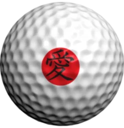 Masters Golf Dots Love Kanji